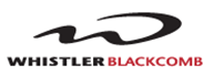 Logo of Whistler Blackcomb, supporting sponsor.